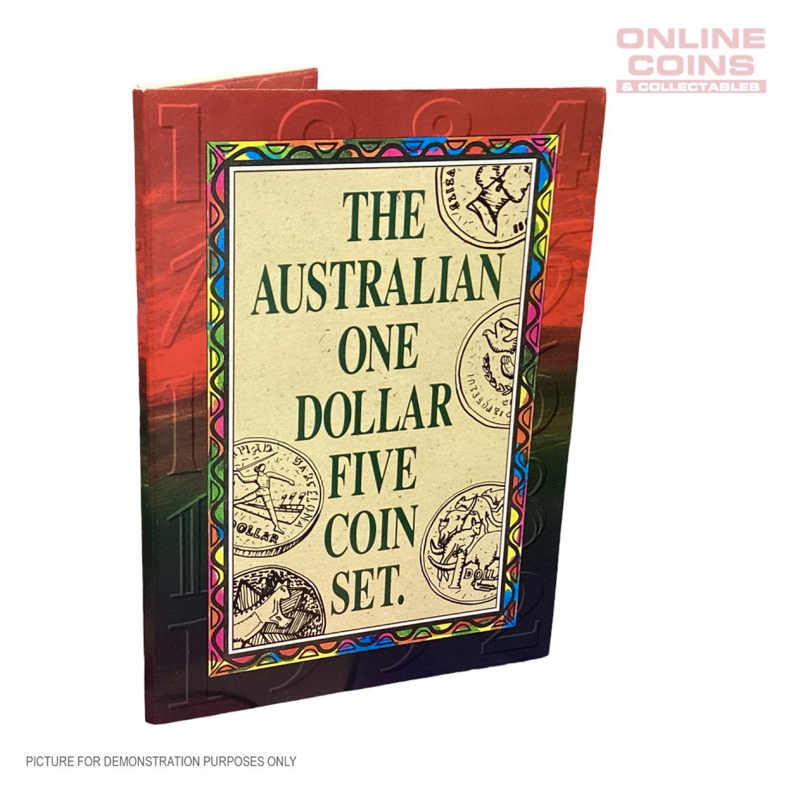 1984-1992 Royal Australian Mint - UNC $1 Five Coin Set